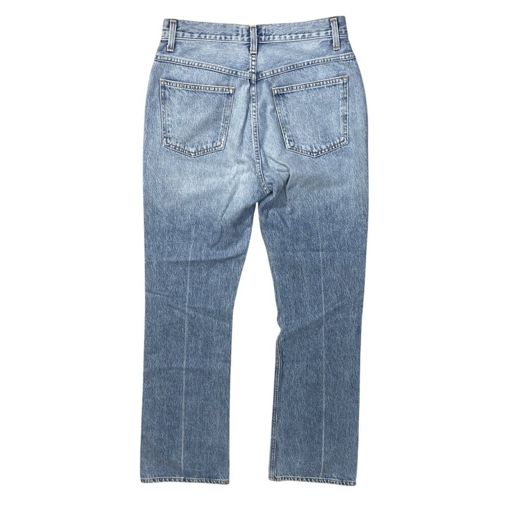 Agolde Vintage High Rise Jeans Size 28 Cotton Light Wash Fading - Picture 2 of 6